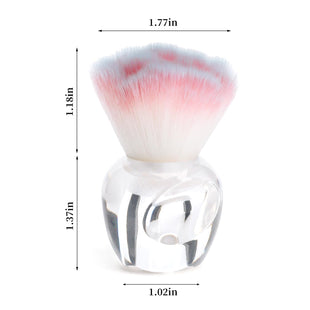 BQAN Nail Dust Brush Nail Art Dust Powder Remover Brush Nail Arts Dust Cleaner Brush Soft Kabuki Cleaner Brush for Makeup or Acrylic UV Gel Nail Arts