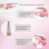 BQAN 100PCS Nail Forms for Builder Gel, Self Adhesive Nail Extension Forms, Professional Nails Art Tips for Acrylic Nails Poly Gel