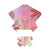 2022 piezas cortadas en rosa, largo y suave, desecho de aluminio, forma de uña doble personalizada, etiqueta privada, extensión de acrílico transparente, formas de Gel para decoración de uñas