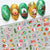 BQAN 2022 New Nail Stickers Merry Christmas Snowflake Santa Claus  DIY Nail Decoration 3D Nail Stickers