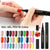 Nail Gel DIY Lazy Artifact Polish Glue Pen Set Removable Art Solid Color Equipment Gel Polish Pen