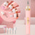 BQAN 5 in 1 Nail Art Drill Kit Polisher Electric Exfoliating Nail Pen Manicure Pedicure Tool With 5 Nail Polisher Heads USB