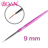 BQAN 1 Pc Kolinsky Nail Art Liner Painting Drawing Brush Pen Manicure Nail Art Tool Gel Polishing Pen Nail Liquid Powder Tools