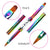 BQAN Dazzling Dual-ended Kolinsky Nail Brush Crystal Beads Handle Rhinestone 3D Manicure Nail Art Brush Acrylic Brush