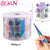 BQAN 100/300pcs Aurora French Nail Form Tips Laser Butterfly Nail Extension Art Tools Acrylic Curve False Nails Art Guide Forms