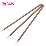 BQAN Wholesale  Weasel Hair Nail Brush Bamboo Handle Brush Nail Art Painting Nail Art Brushes