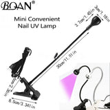 BQAN Mini Nail lamp faster dryer UV  Led nail set kit with uv lamp nail table gel lamp