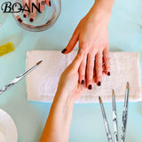 BQAN #6#8#10#20 Kolinsky Acrylic Nail Brush Flat Kolinsky Sable Nail Art Gel Brush Gel Builder Manicure Brush Nail Art Brush