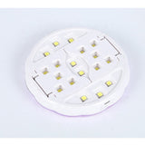 BQAN 18 LED nail dryer cure various uv gel nail lamp with makeup mirror