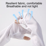 BQAN 1 Pair Anti UV Nail Gloves UV Gel Shield Glove Fingerless Manicuring UV-Blocking Gloves To Prevent Darkening Of Hands