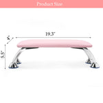 BQAN Leather Nail Hands Holder Arm Rest Manicure Hands Cushion Stand with Stainless Steel Bracket For Nail Art Manicure Pillow