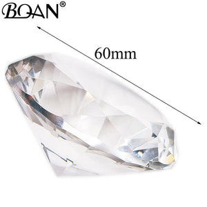 BQAN rosa/blanco 80/100mm cristal diamante mano modelo fotografía accesorios ornamento manicura joyería decoración uñas arte Accesorios
