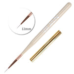 BQAN New Nail Art Brush Acrylic Carving UV Gel Extension Painting Brush for Nails Lines Liner Drawing Pen Brushes for Manicure