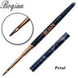 BQAN Marbled Nail Brush Gel Brush For Manicure Acrylic UV Gel Extension Pen Nail Polish Painting Drawing Brush Liner Nail Brush