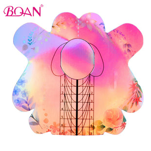 BQAN 300 piezas Formas de uñas coloridas Formas de extensiones de arte de uñas