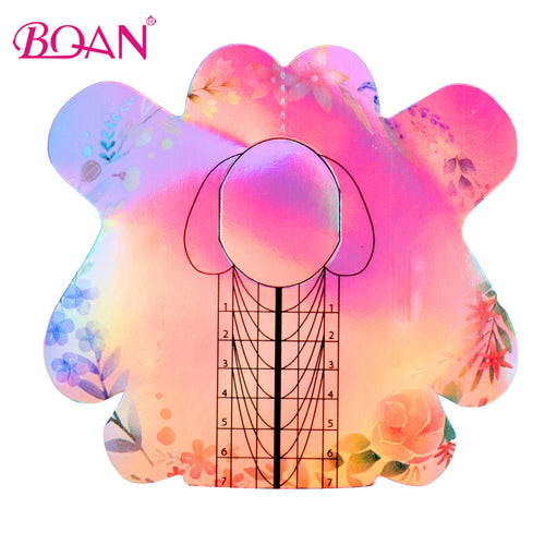 BQAN 300 piezas Formas de uñas coloridas Formas de extensiones de arte de uñas