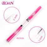BQAN Double Head Nail Liner Brush 5mm/7mm/9mm/11mm Crystal Handle Acrylic Nail Art Brushes
